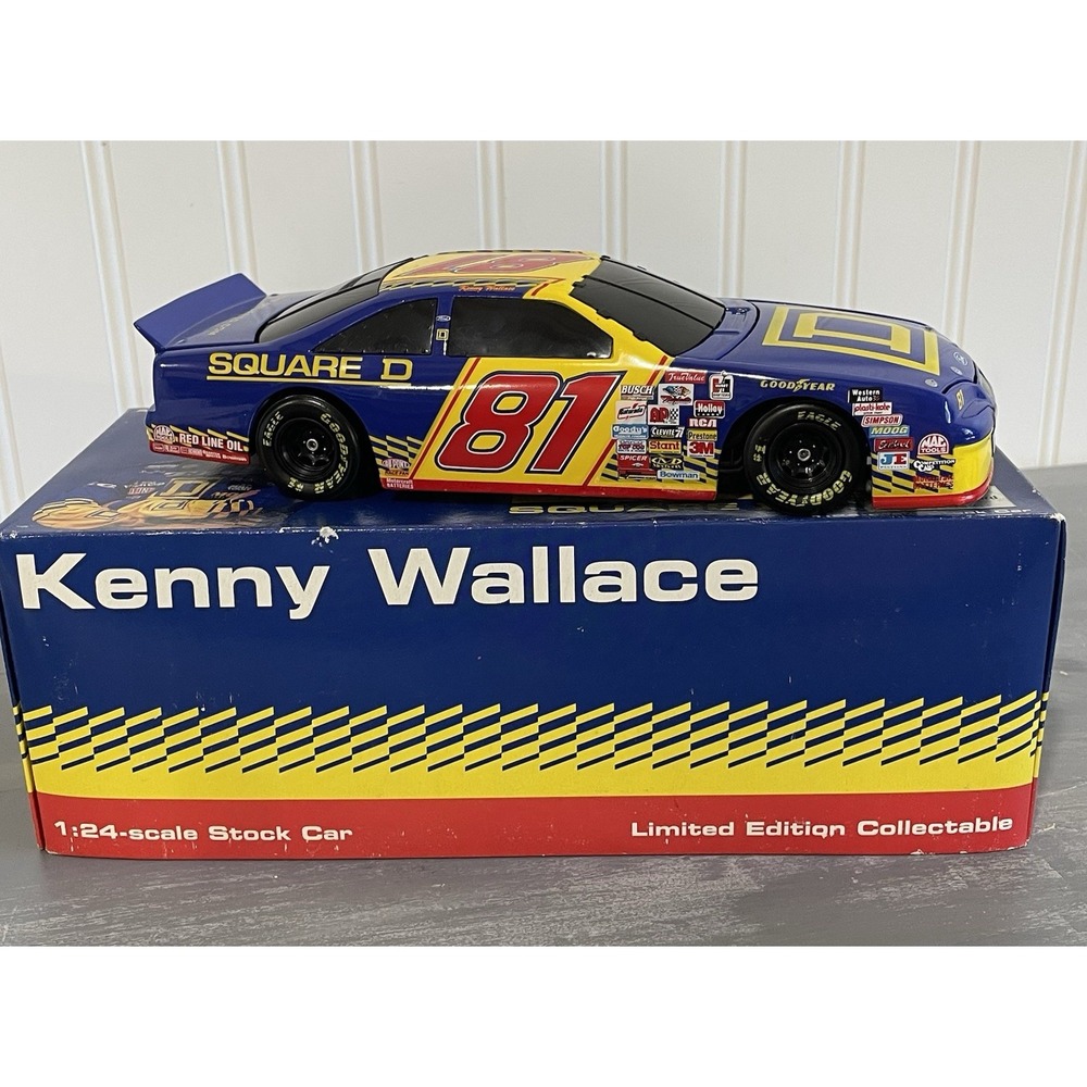 Kenny Wallace #81 Square D Racing 1997 Thunderbird  1:24 Action Diecast NIB
